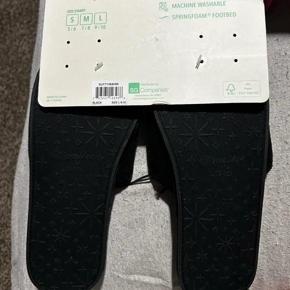 Honeydew Intimates Classic Black Slippers - Picture 3 of 5